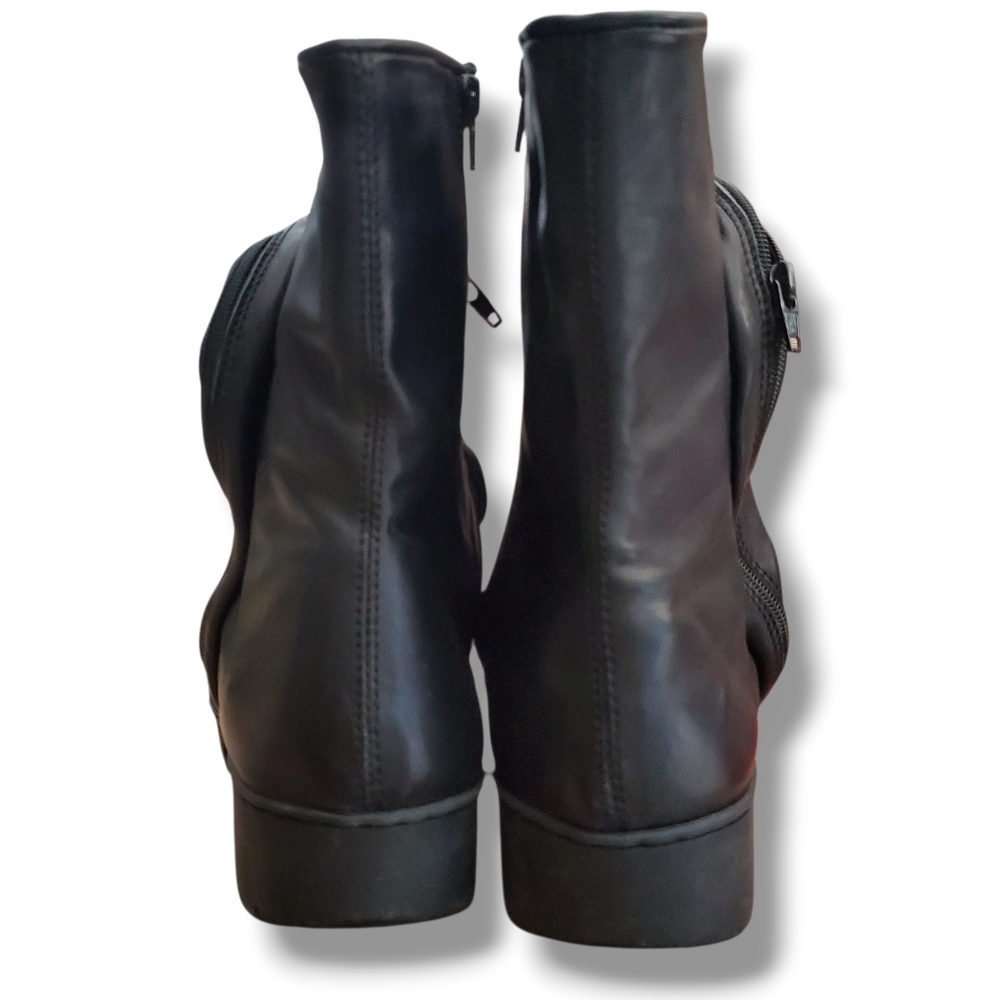 Trippen Sport Clutch Black Leather Ankle Boots Women's 10 German Handcrafted - Picture 11 of 16